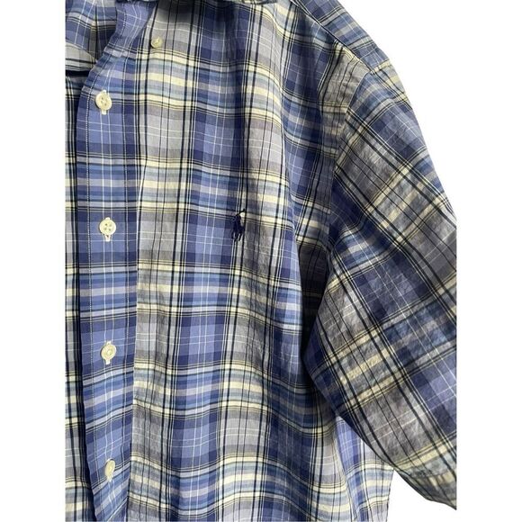 Ralph Lauren Mens Multicolor Cotton Classic Fit Short Sleeve Shirt Size Large - Picture 5 of 10